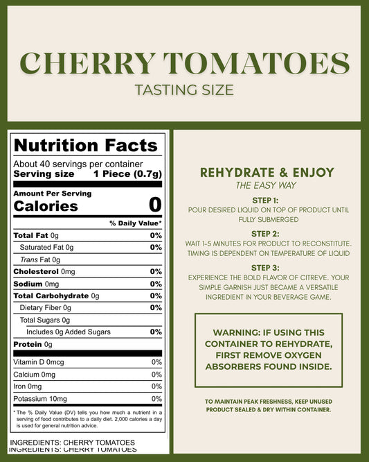 Tasting Size - Freeze-Dried Cherry Tomatoes