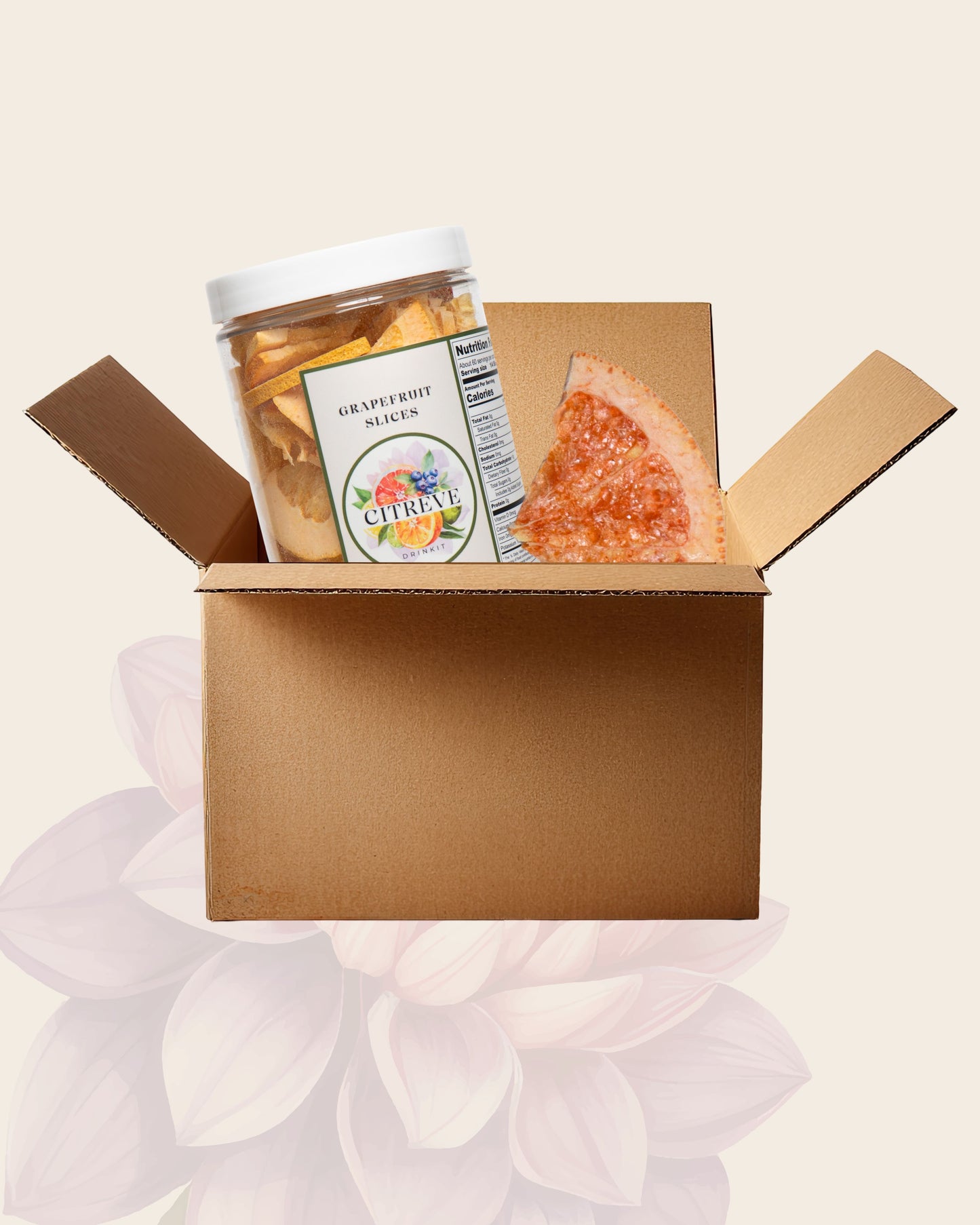 Case- Freeze Dried Grapefruit Slices