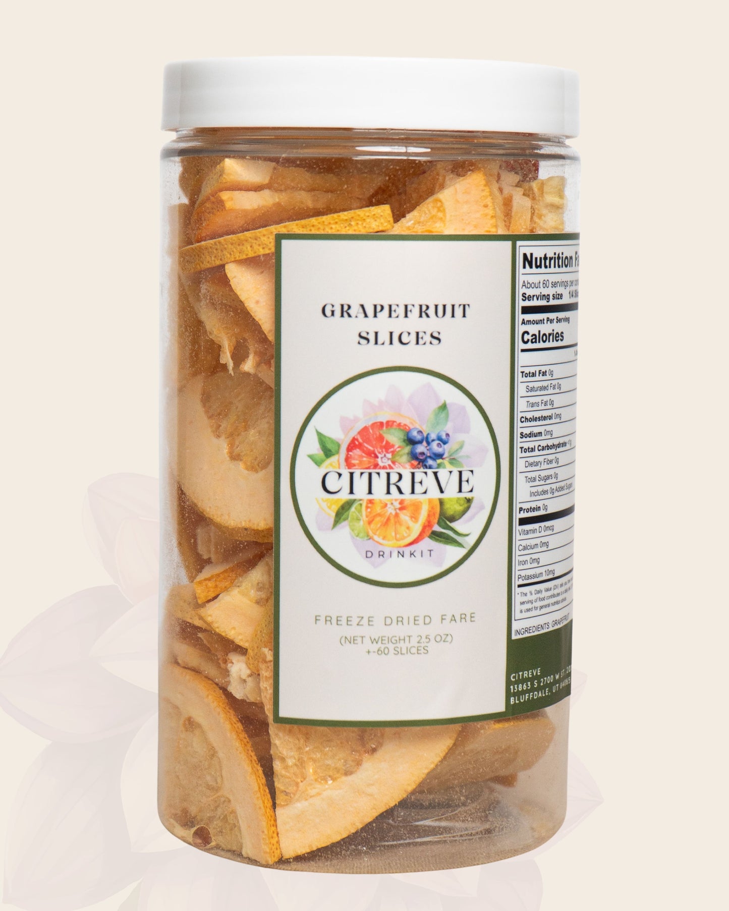 Case- Freeze Dried Grapefruit Slices
