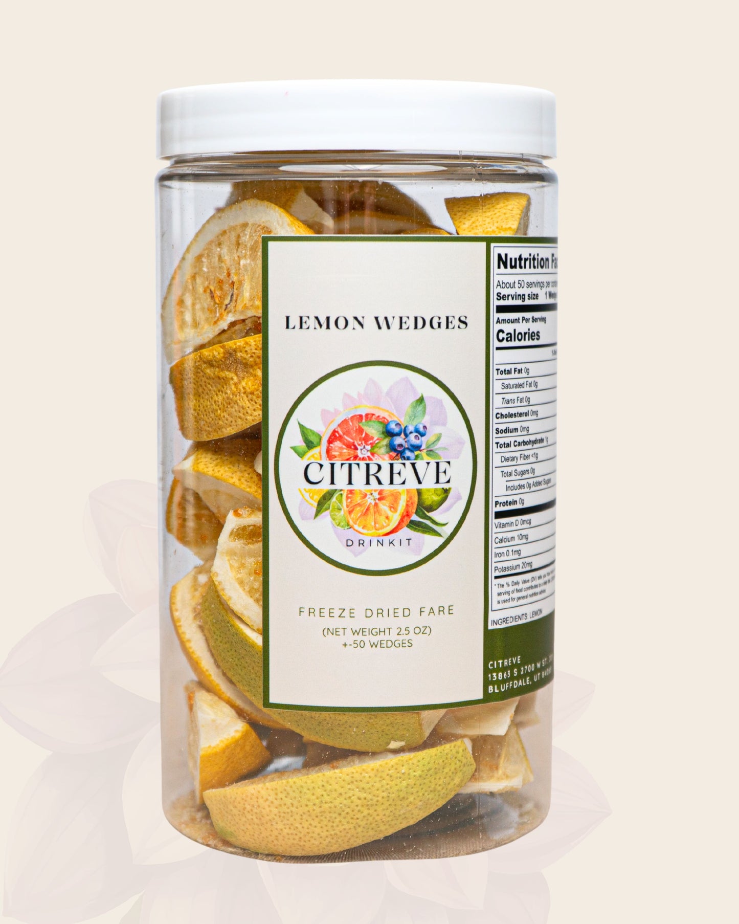 Case- Freeze Dried Lemon Wedges