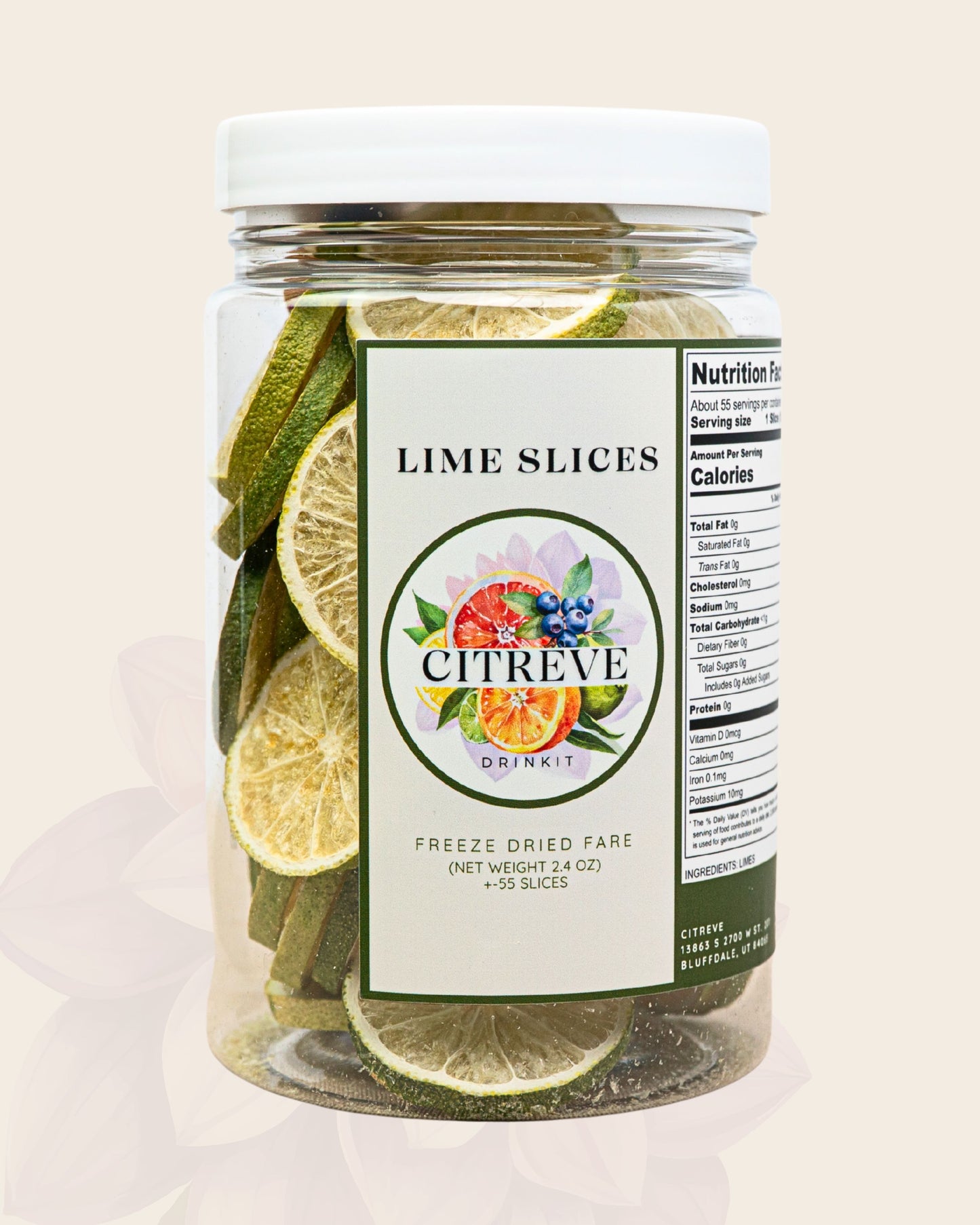 Case- Freeze Dried Lime Slices
