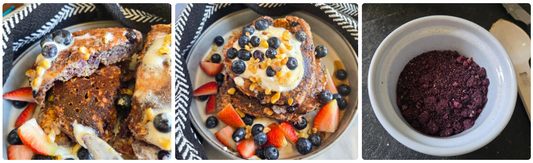 Blueberry Buttermilk Oat Pancakes