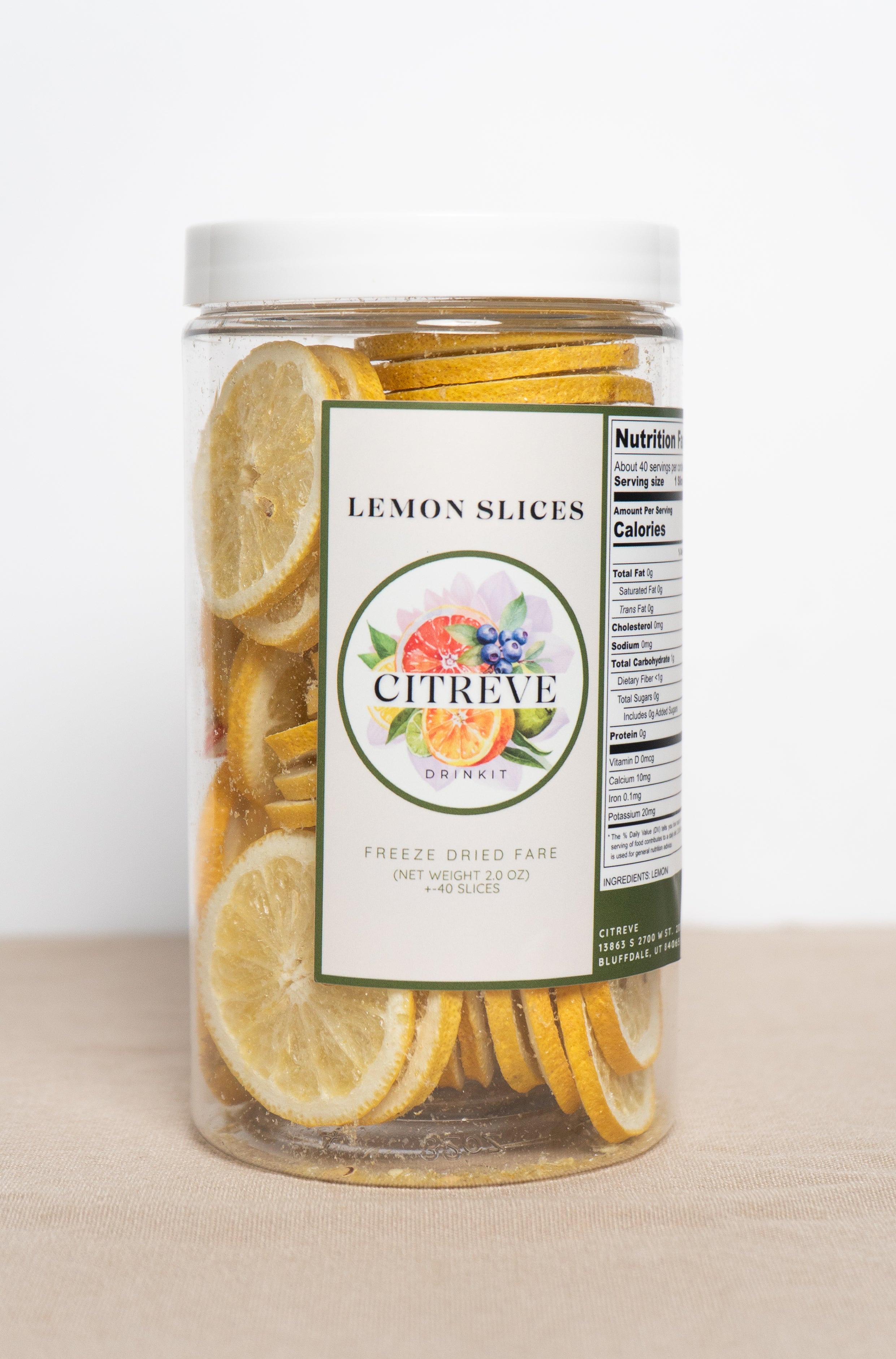 Freeze-Dried Lemon Slices