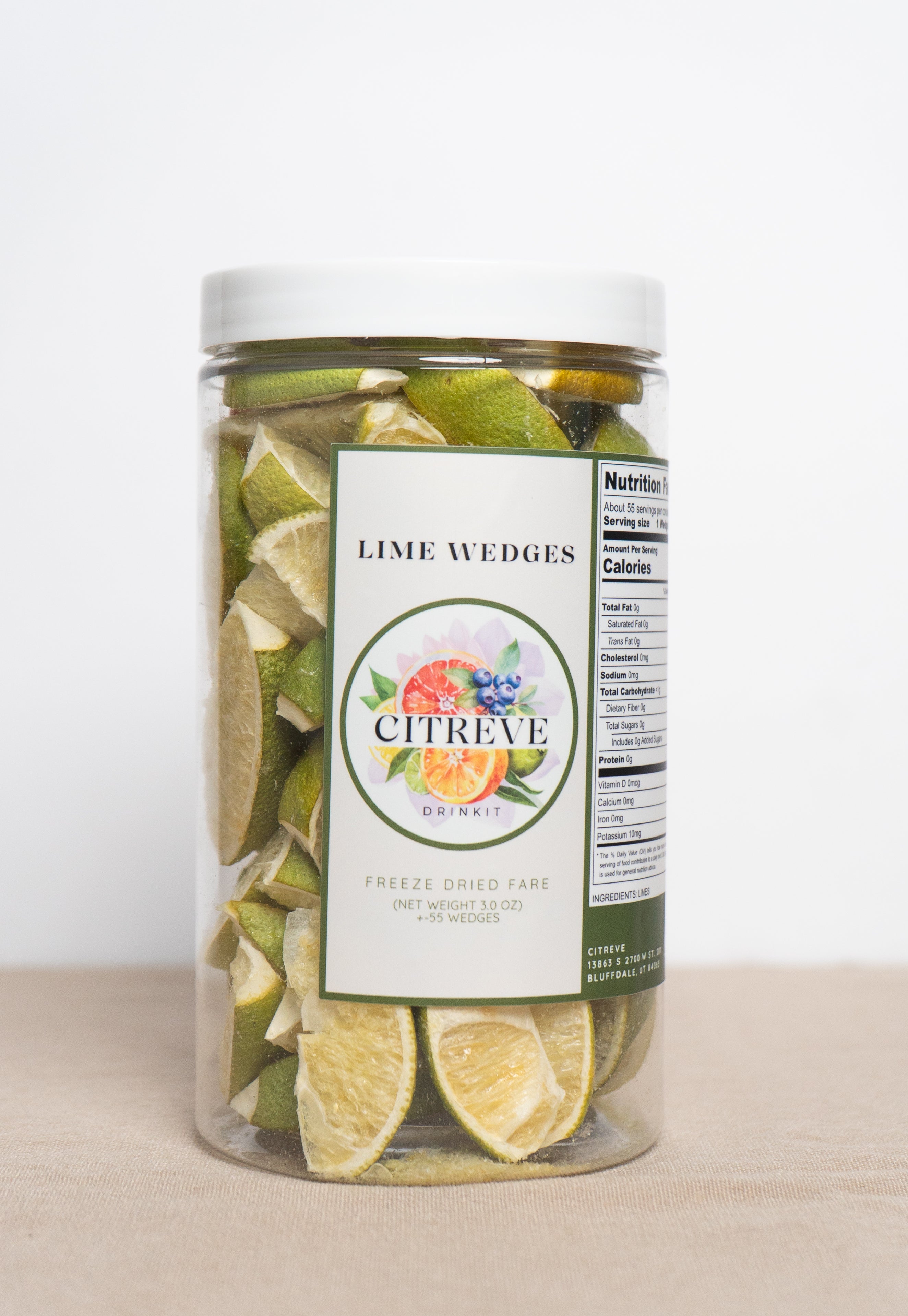 Freeze-Dried Lime Wedges