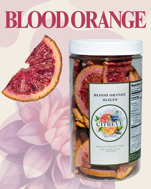 Freeze-Dried Blood Orange Slices