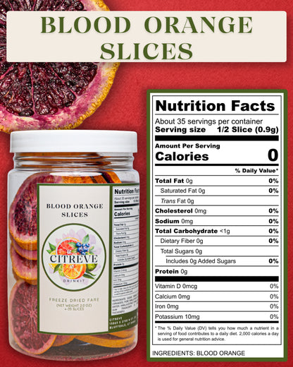 Case- Freeze Dried Blood Orange Slices