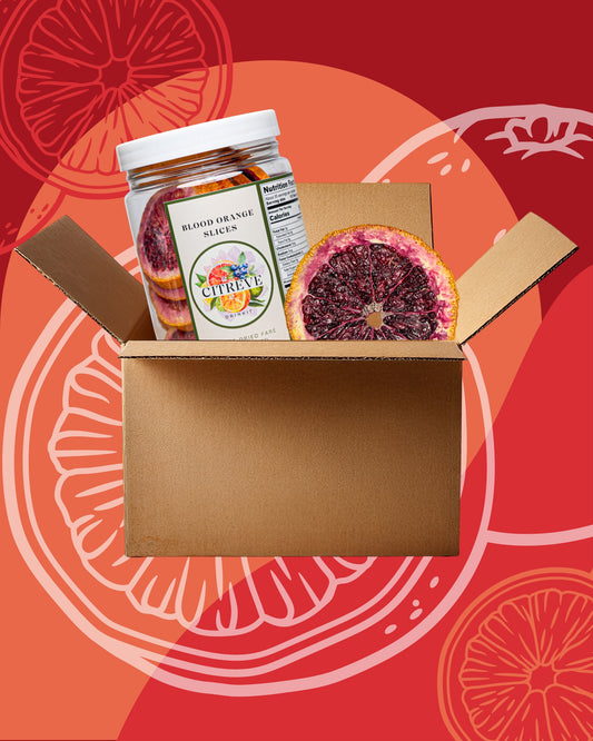 Case- Freeze Dried Blood Orange Slices