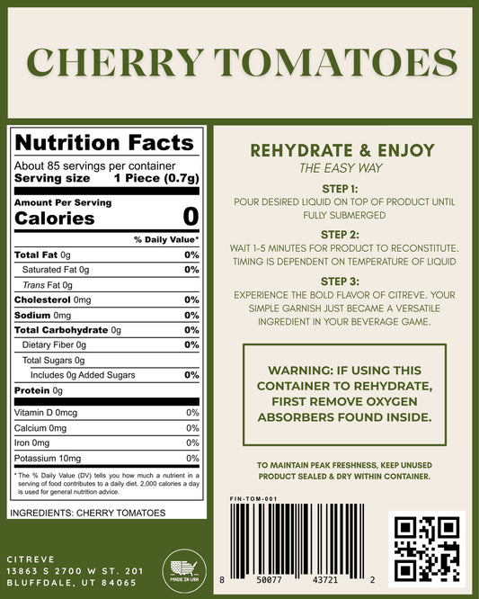 Freeze-Dried Cherry Tomatoes
