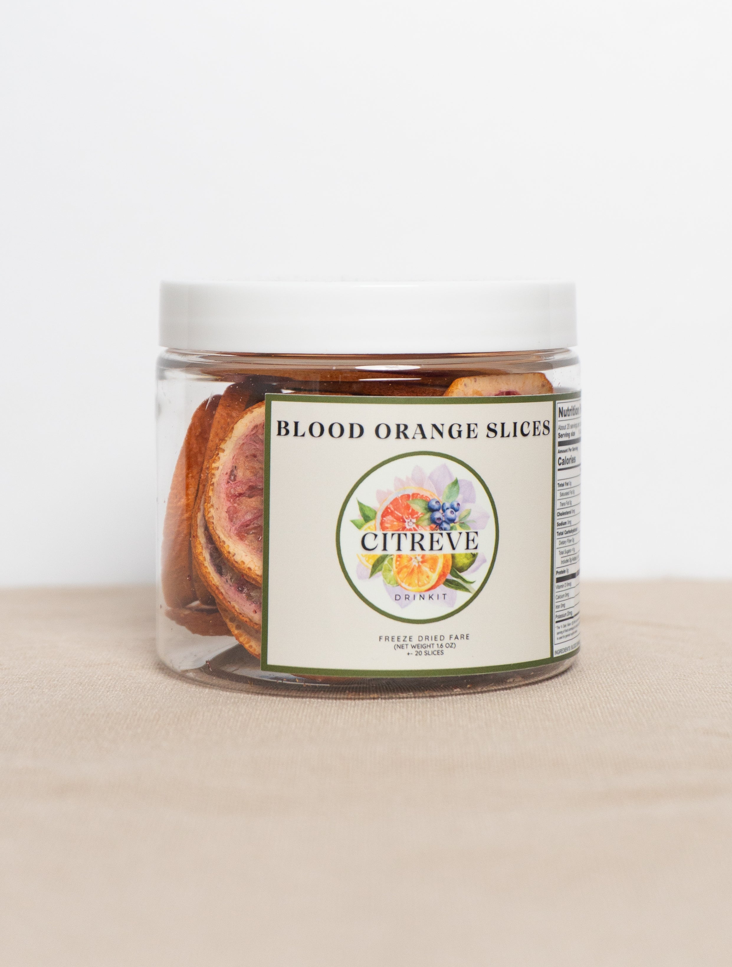 Tasting Size - Freeze-Dried Blood Orange Slices
