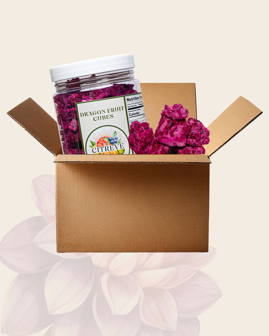 Case- Freeze Dried Dragon Fruit Cubes