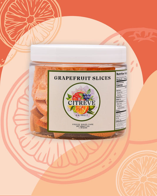 Tasting Size - Freeze-Dried Grapefruit Slices