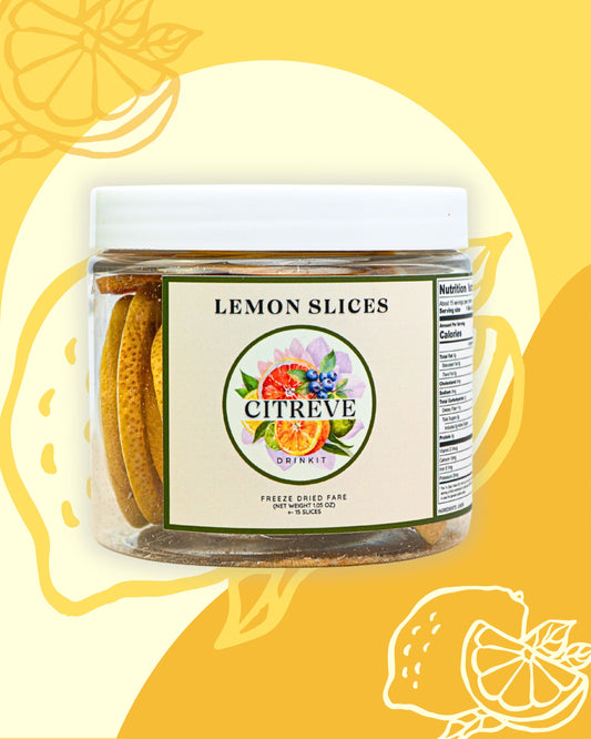 Tasting Size - Freeze-Dried Lemon Slices