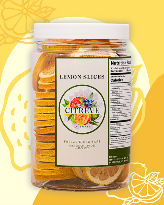 Freeze-Dried Lemon Slices