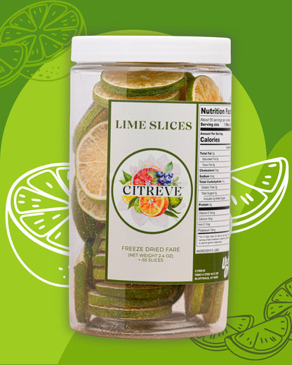 Freeze-Dried Lime Slices