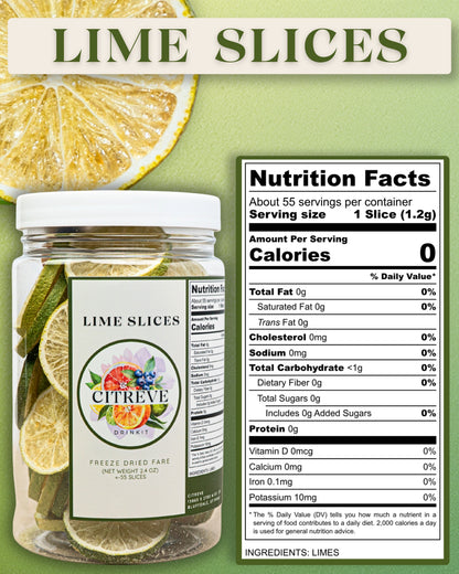Freeze-Dried Lime Slices
