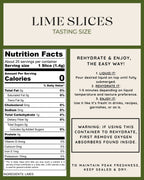 Tasting Size - Freeze-Dried Lime Slices