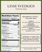 Tasting Size - Freeze-Dried Lime Wedges