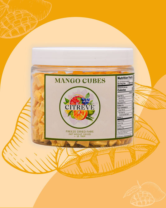 Tasting Size - Freeze Dried Mango Cubes