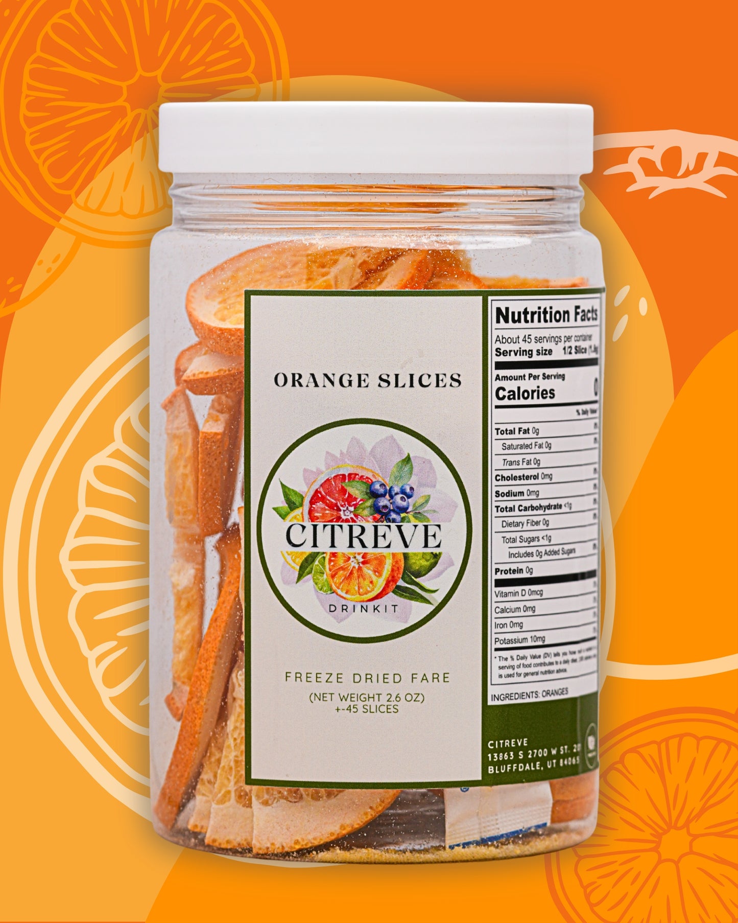 Freeze-Dried Orange Slices