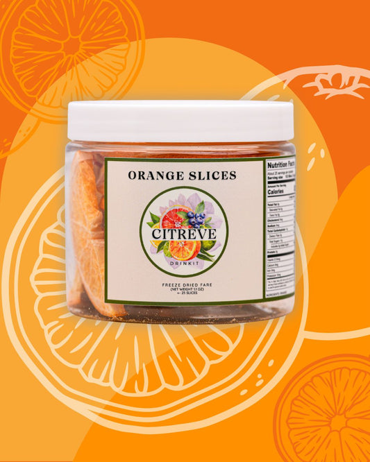 Tasting Size - Freeze-Dried Orange Slices