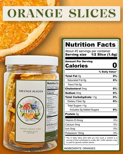 Freeze-Dried Orange Slices