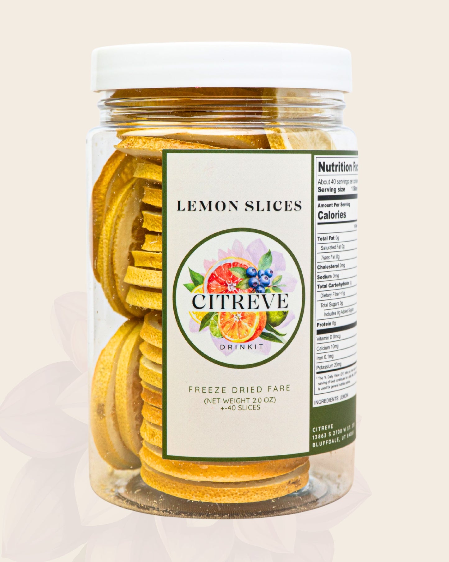 Freeze-Dried Lemon Slices