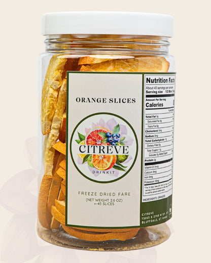 Freeze-Dried Orange Slices