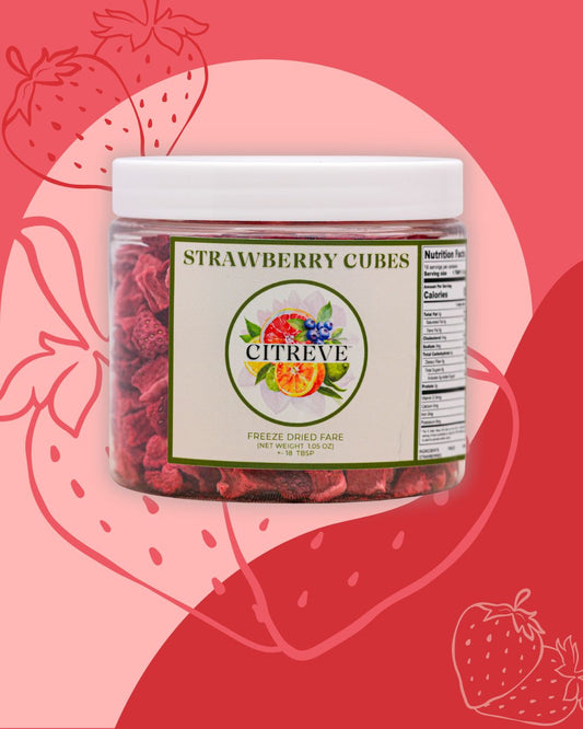 Tasting Size - Freeze Dried Strawberry Cubes