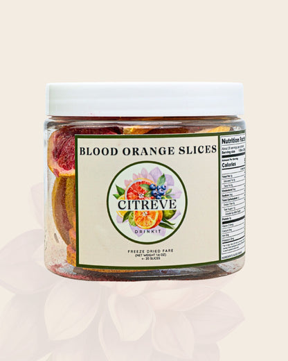 Tasting Size - Freeze-Dried Blood Orange Slices