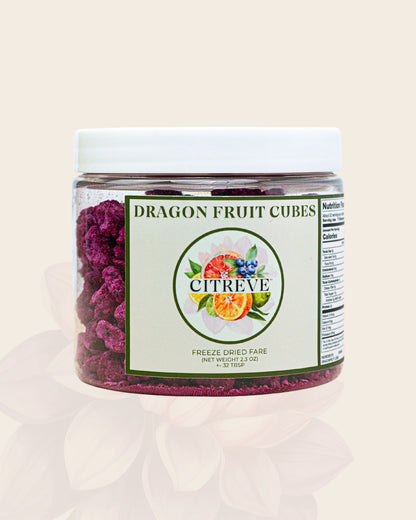 Tasting Case- Freeze-Dried Dragon Fruit Cubes