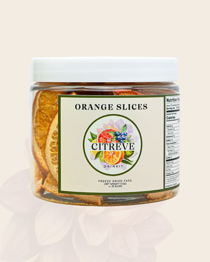 Tasting Size - Freeze-Dried Orange Slices