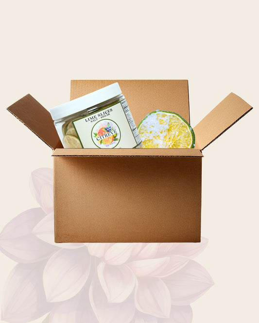 Tasting Case - Freeze-Dried Lime Slices w/ Kosher Salt + Sugar