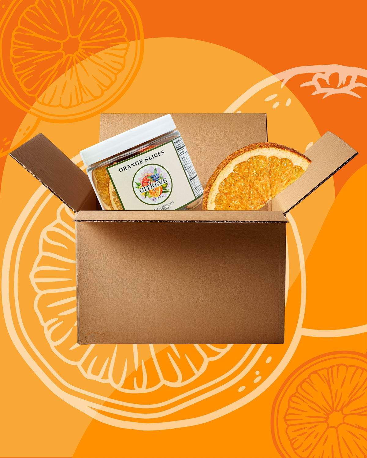 Tasting Case - Freeze Dried Orange Slices