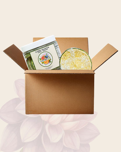 Tasting Case - Freeze-Dried Lime Slices w/ Kosher Salt + Sugar