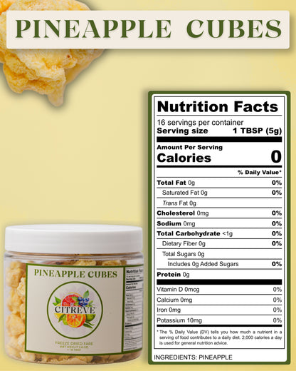 Tasting Case - Freeze Dried Pineapple Cubes