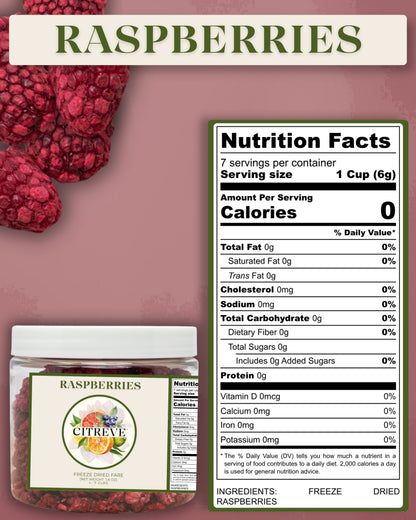 Tasting Size- Freeze Dried Raspberries