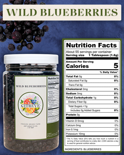 Freeze-Dried Wild Blueberries