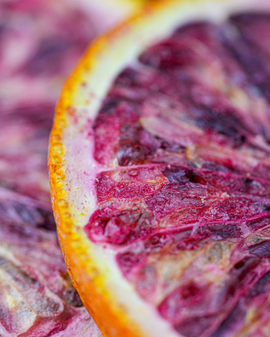 Freeze-Dried Blood Orange Slices