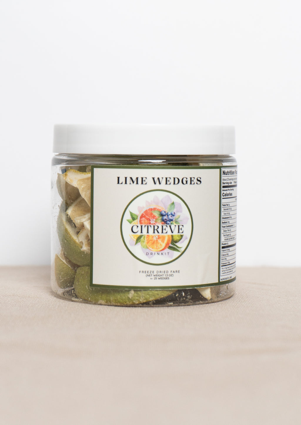 Tasting Size - Freeze-Dried Lime Wedges