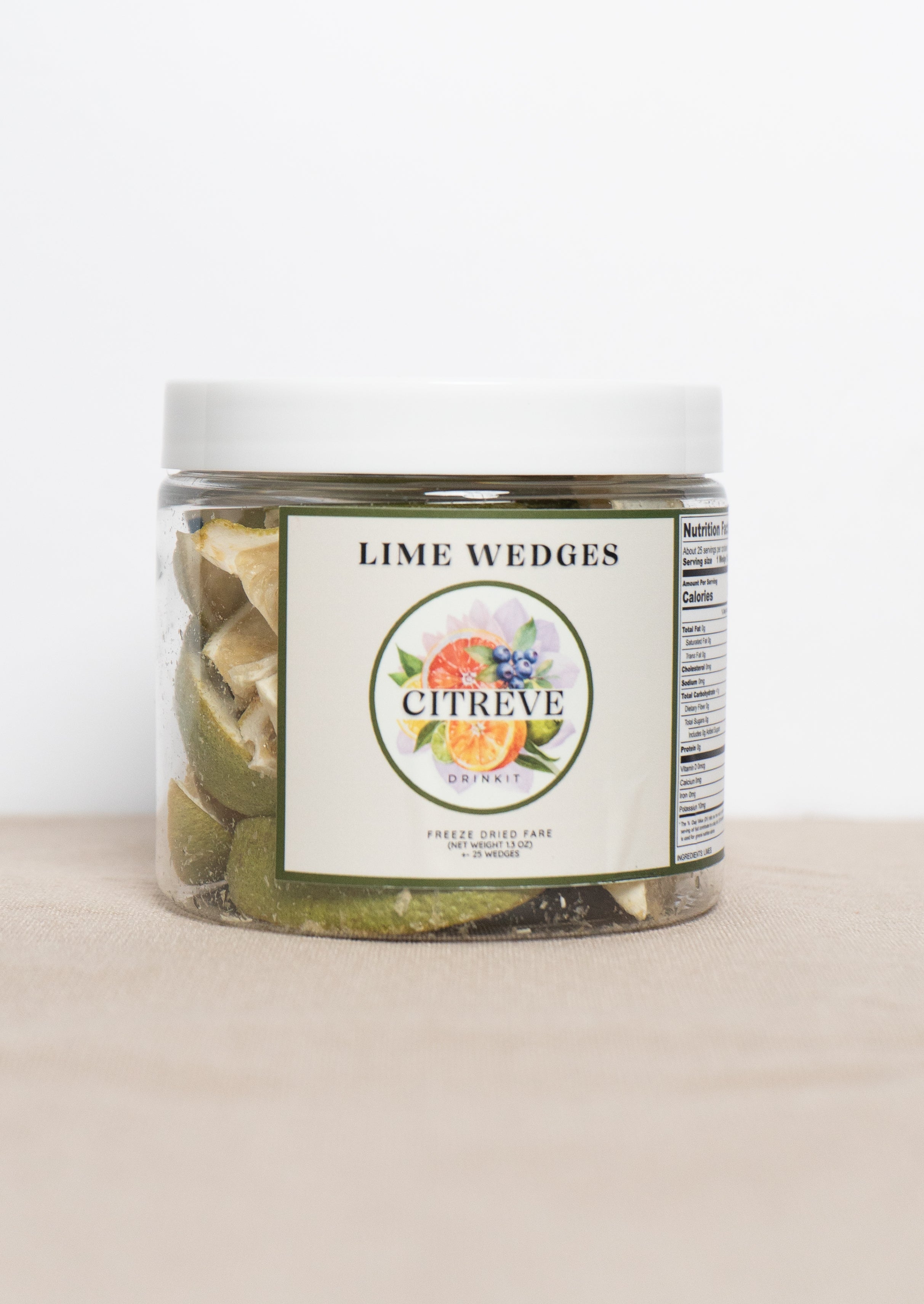 Tasting Size - Freeze-Dried Lime Wedges