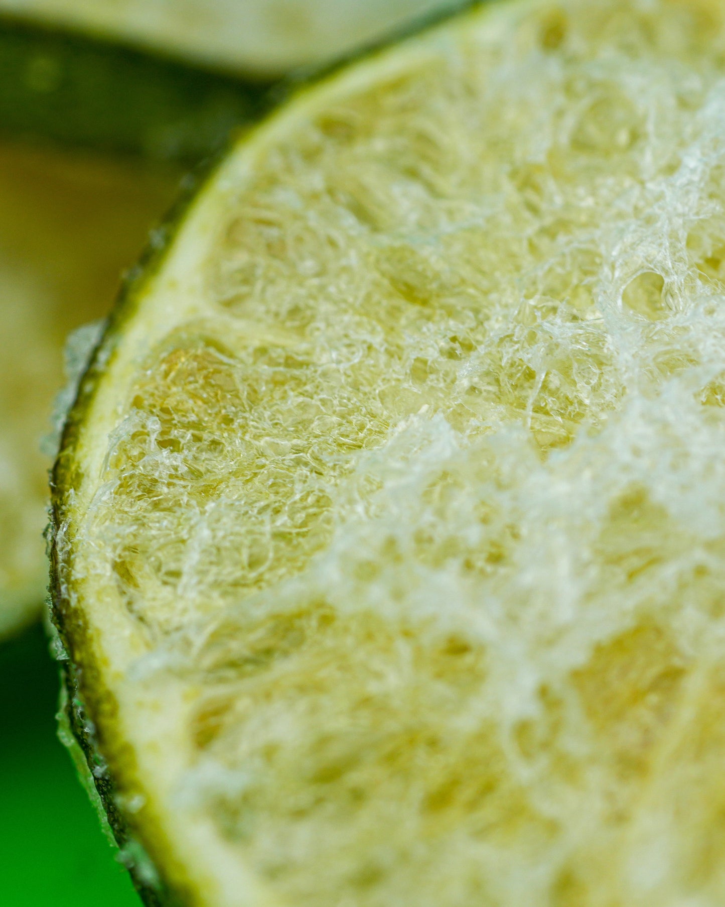 Freeze-Dried Lime Slices with Kosher Salt + Sugar